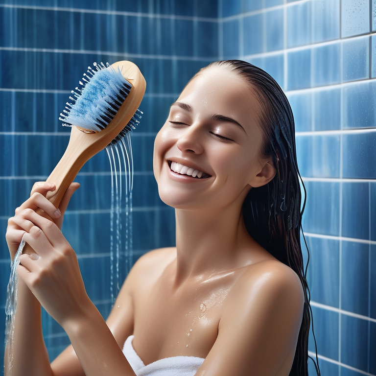 scalp brush shower